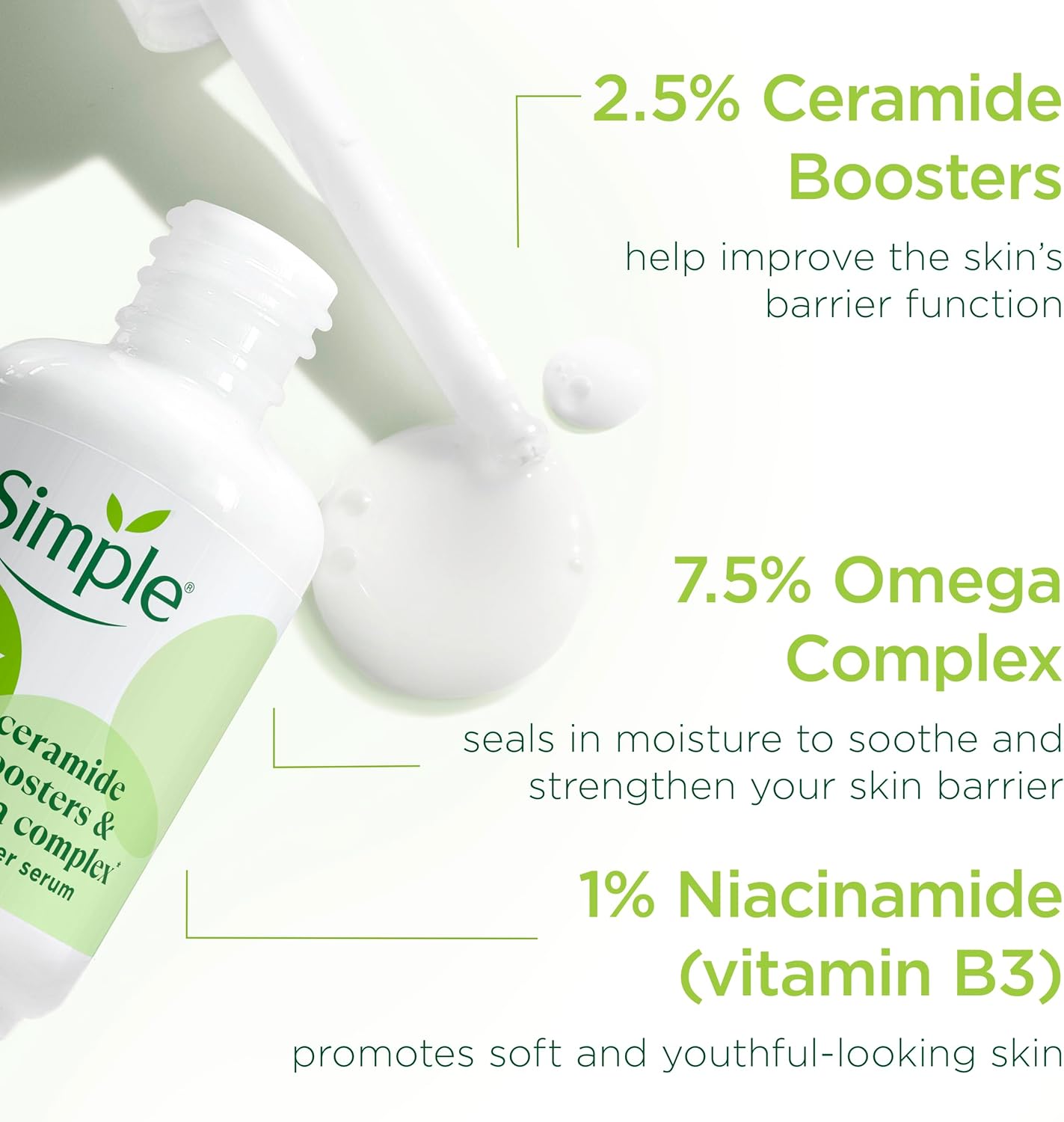 Simple Ceramide Boosters & Omega Complex Serum