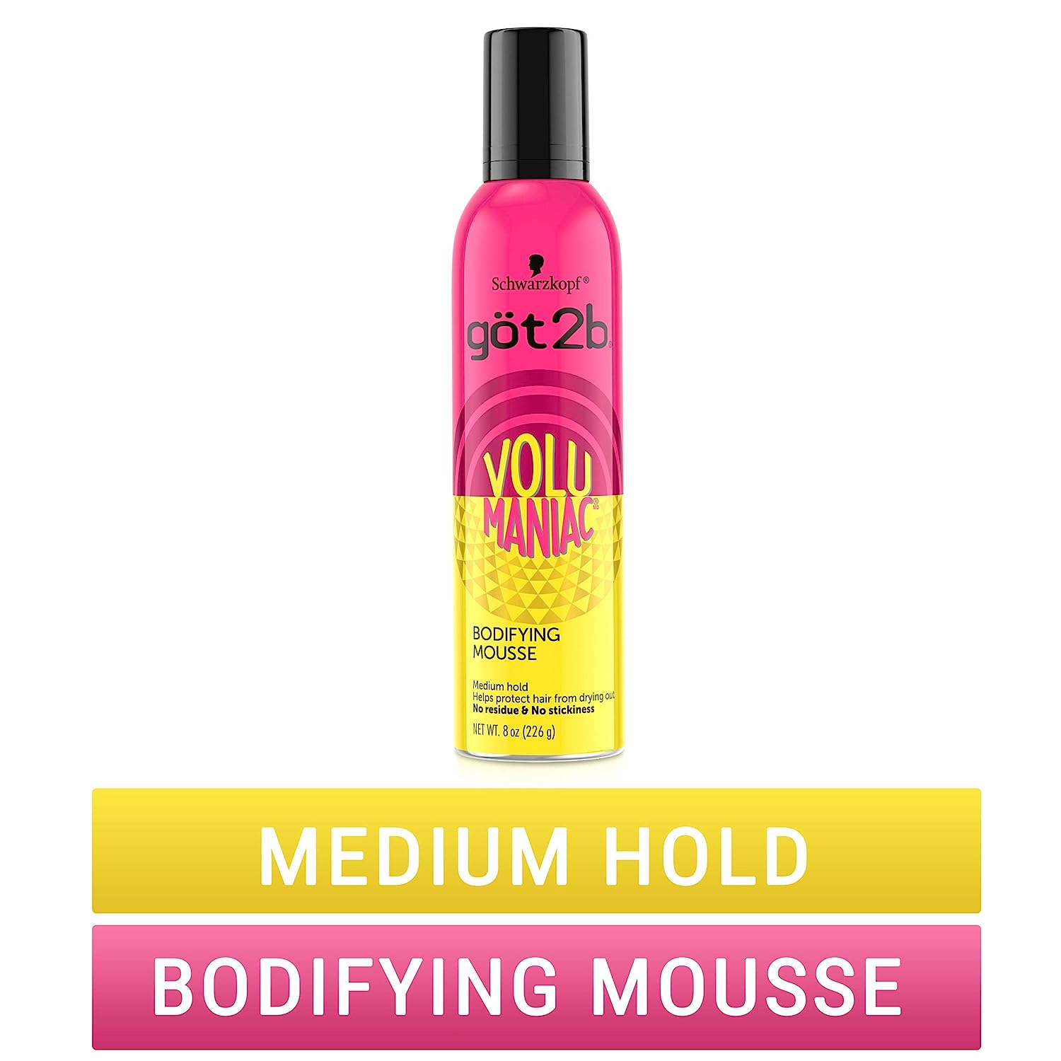 Schwarzkopf got2b Volumaniac Bodifying Hair Mousse
