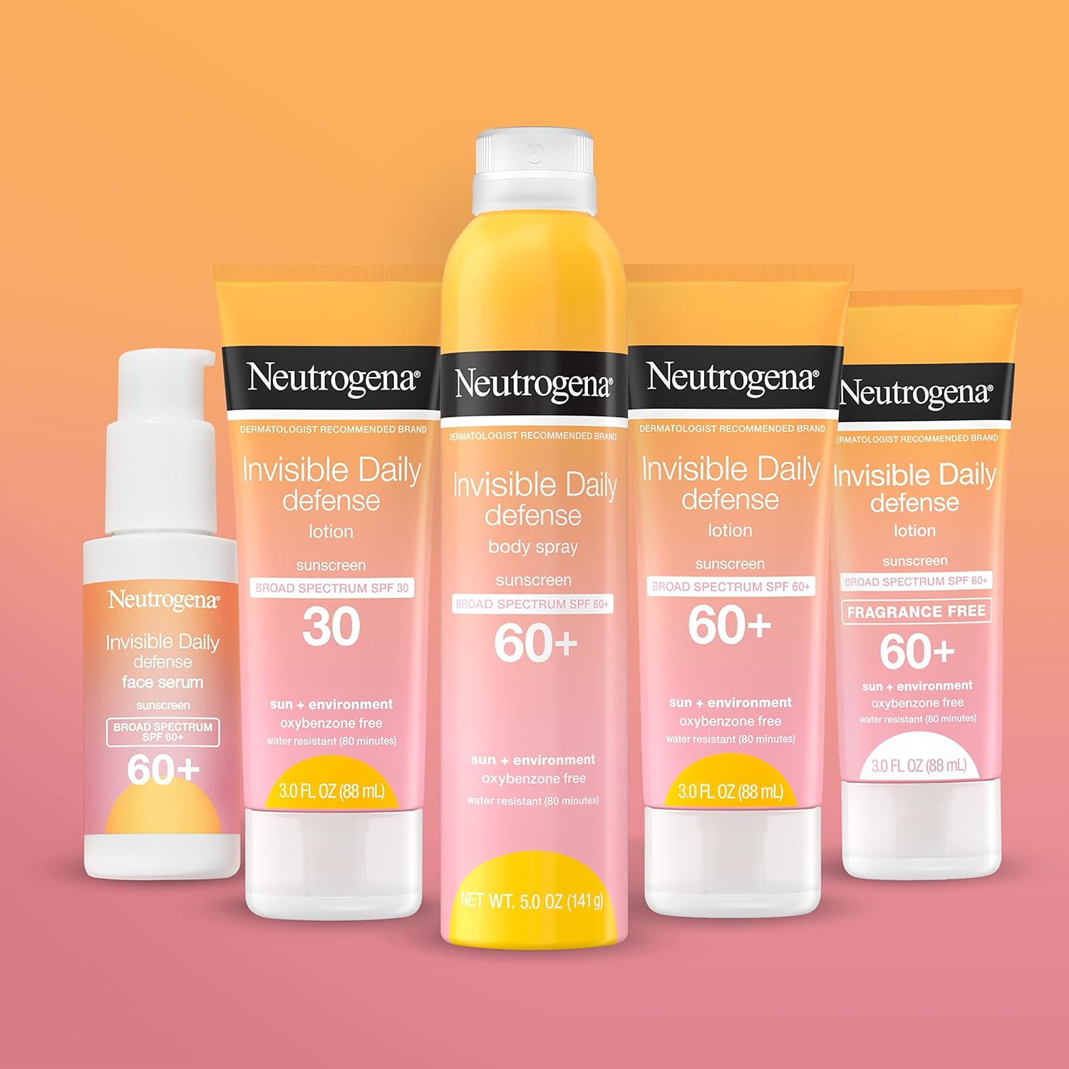 Neutrogena Invisible Daily™ Defense Body Spray Sunscreen SPF 60+