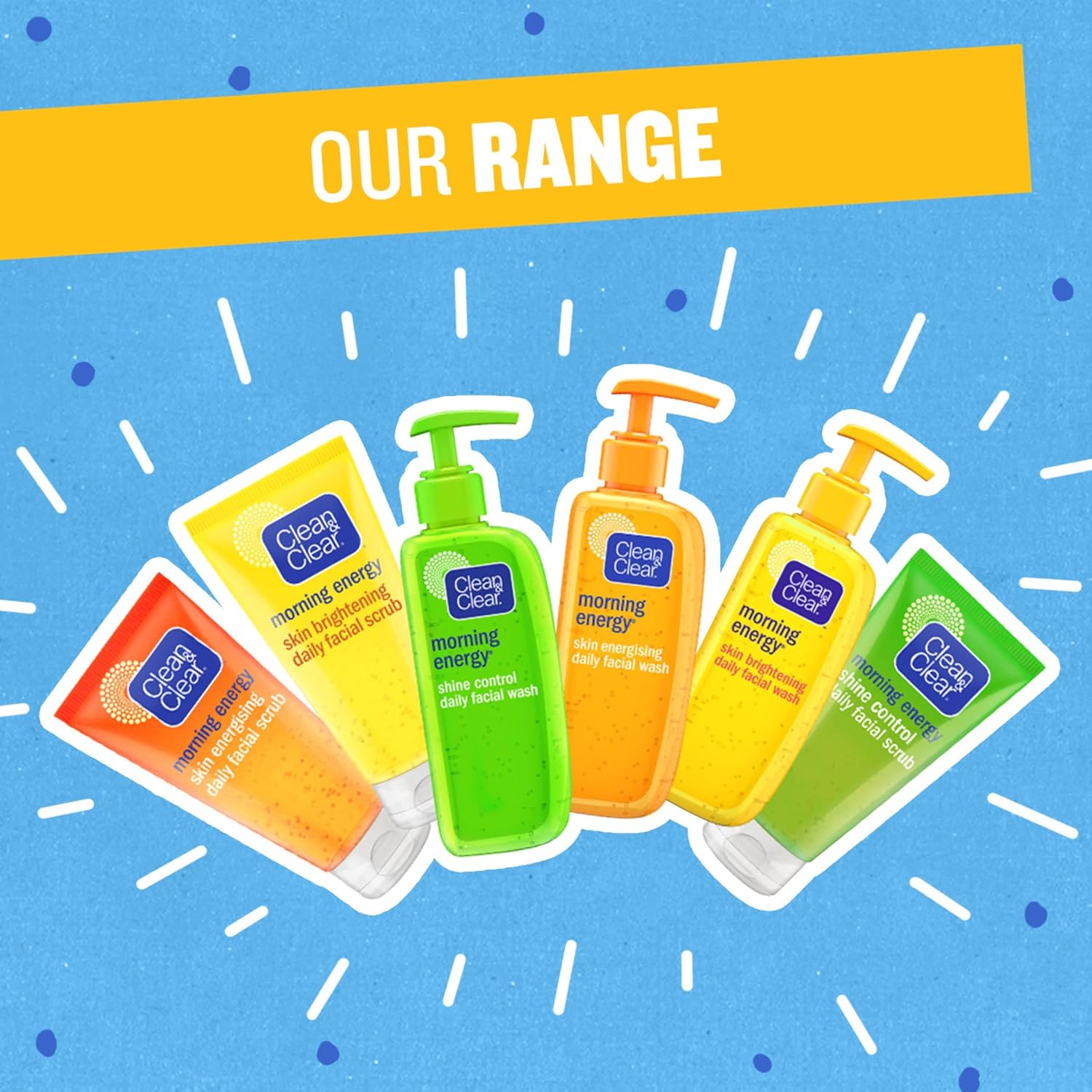 Clean & Clear® Morning Energy Skin Energising Daily Facial Wash