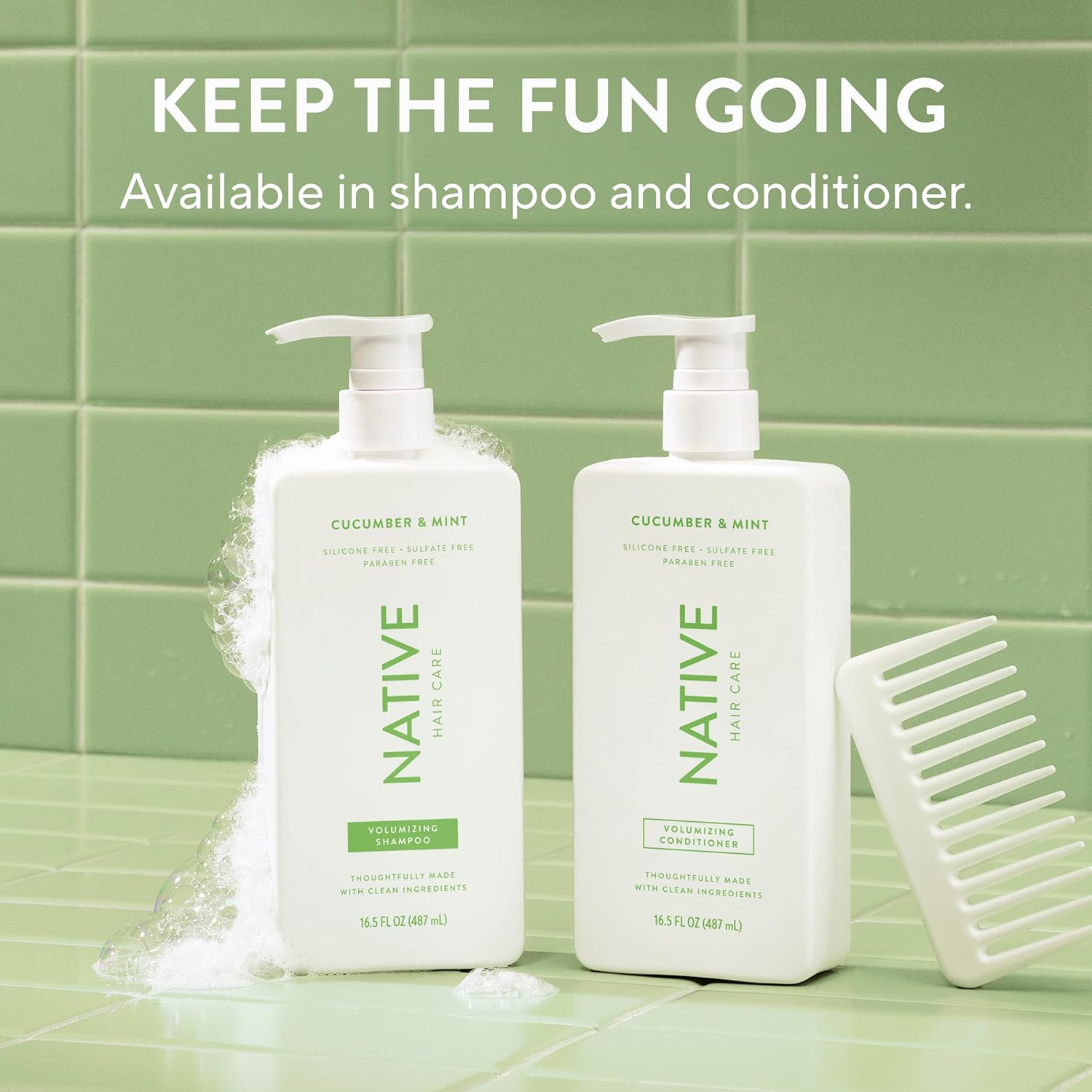Native Cucumber & Mint Volumizing Shampoo