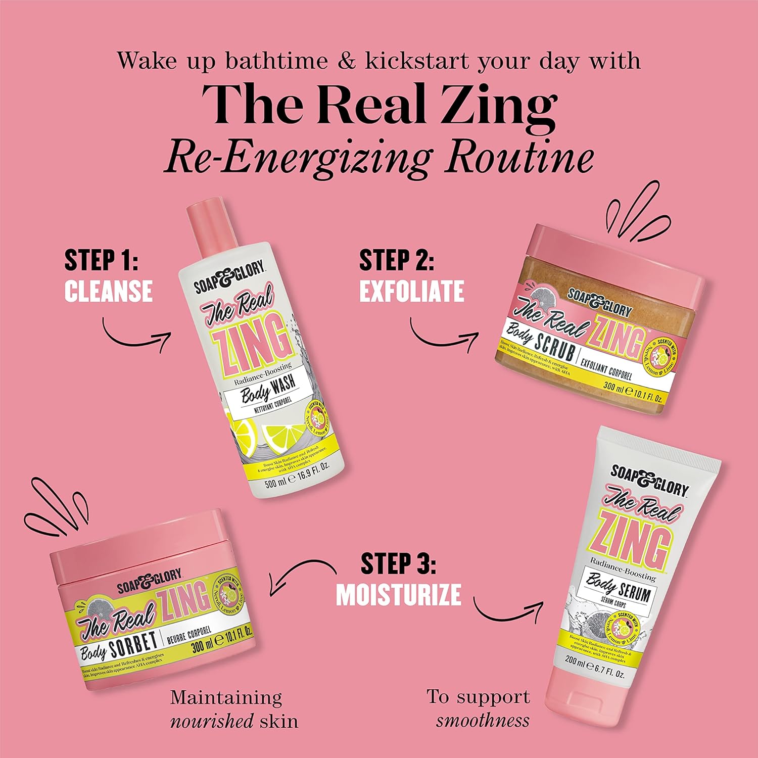 Soap & Glory The Real Zing Body Scrub