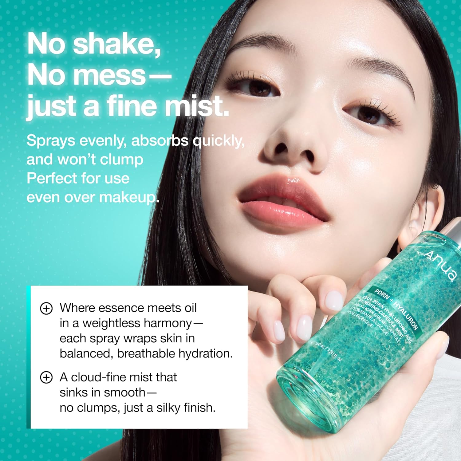 Anua PDRN Collagen Glow Hyaluronic Acid Hydrating Capsule Mist