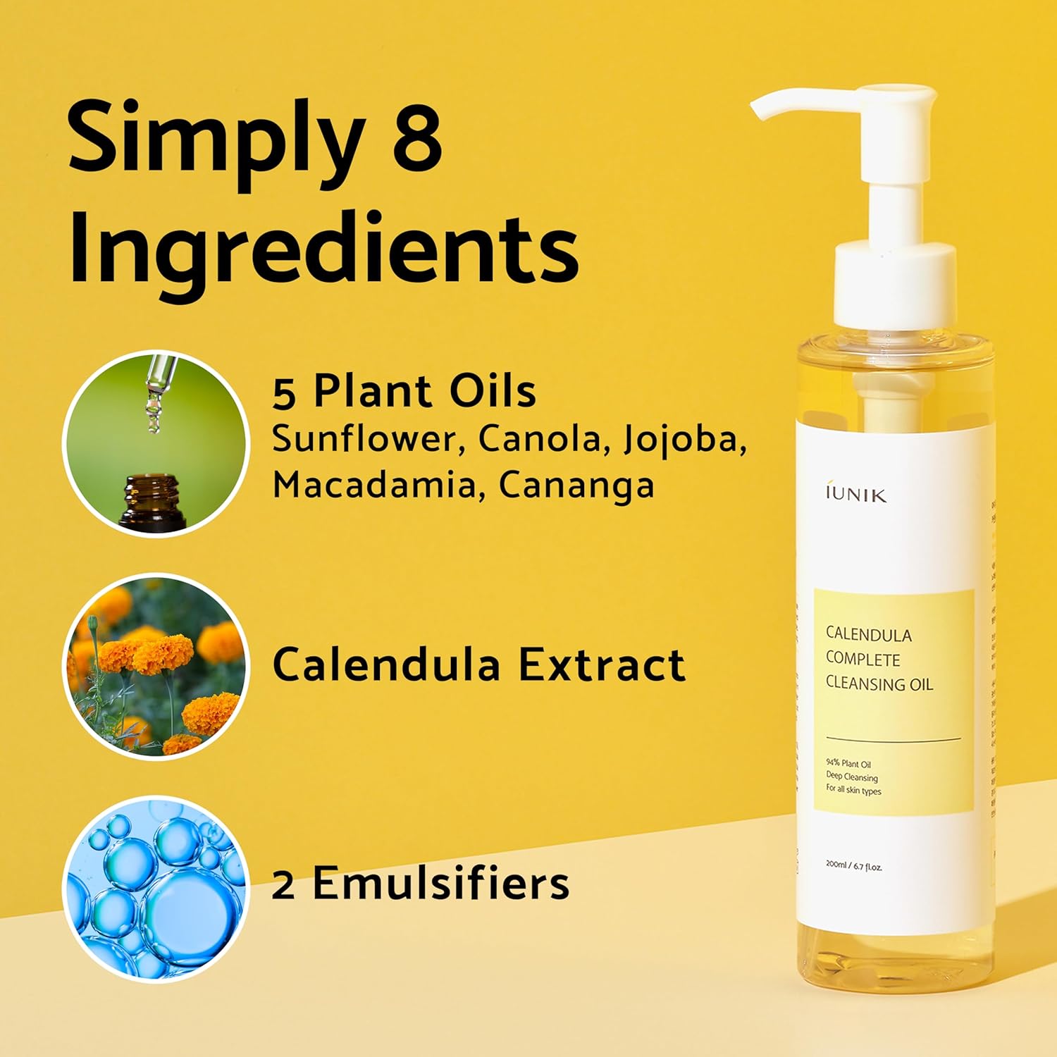 iUNIK Calendula Complete Cleansing Oil