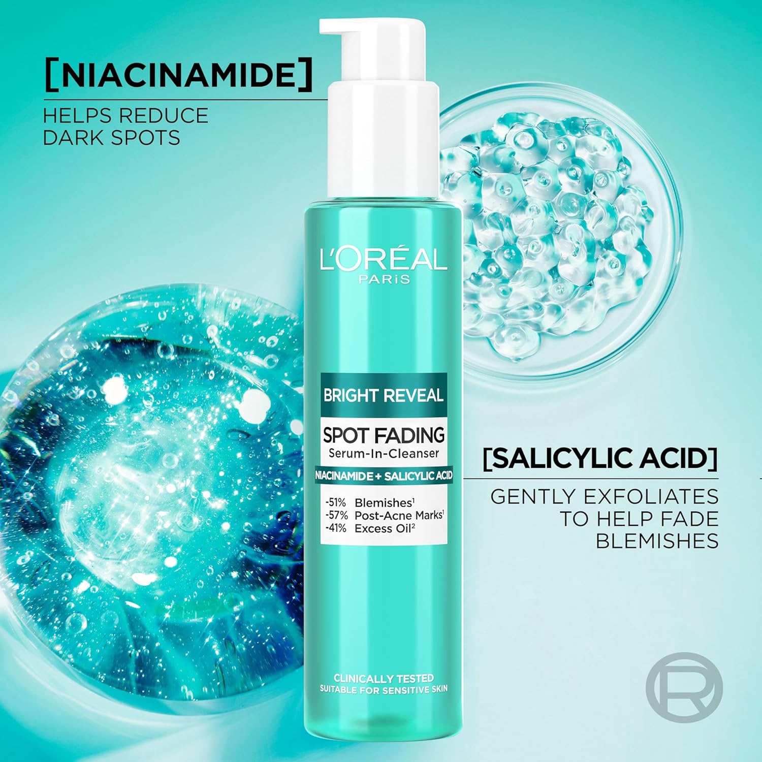 L'Oreal Paris Bright Reveal Spot Fading Serum-In-Cleanser