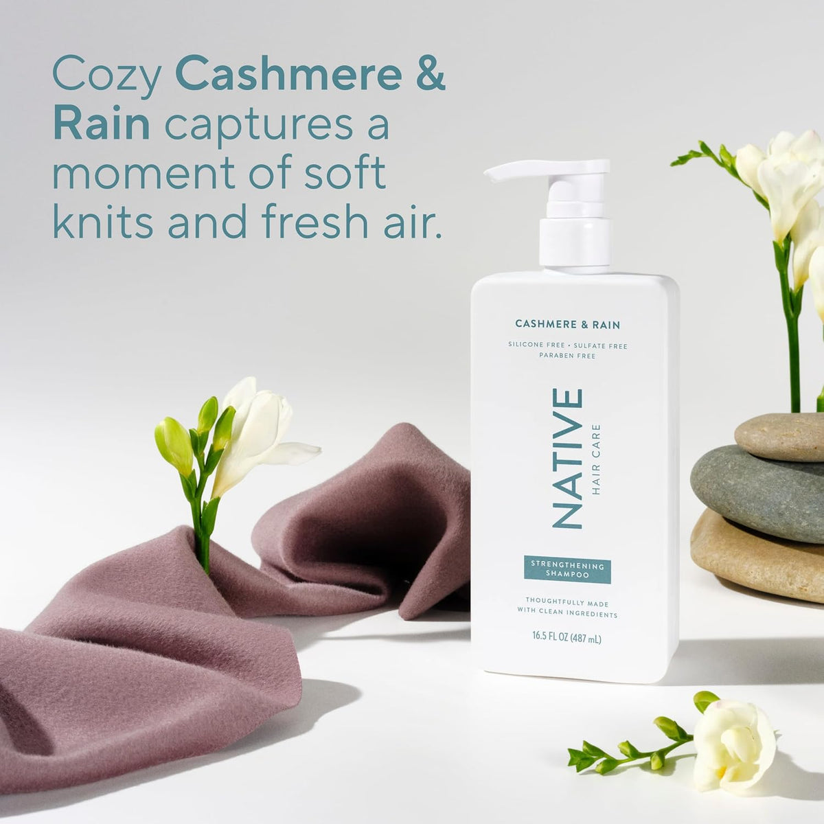 Native Cashmere & Rain Strengthening Shampoo