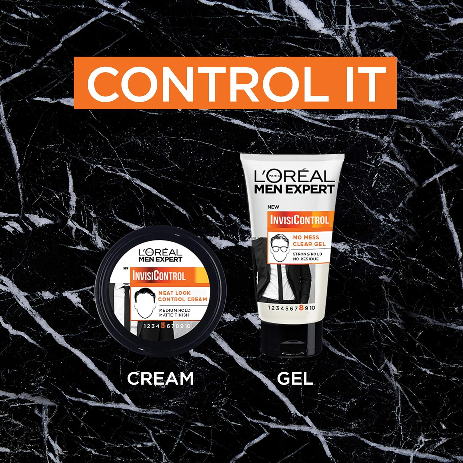 L'Oreal Paris Men Expert InvisiControl Neat Look Clear Gel