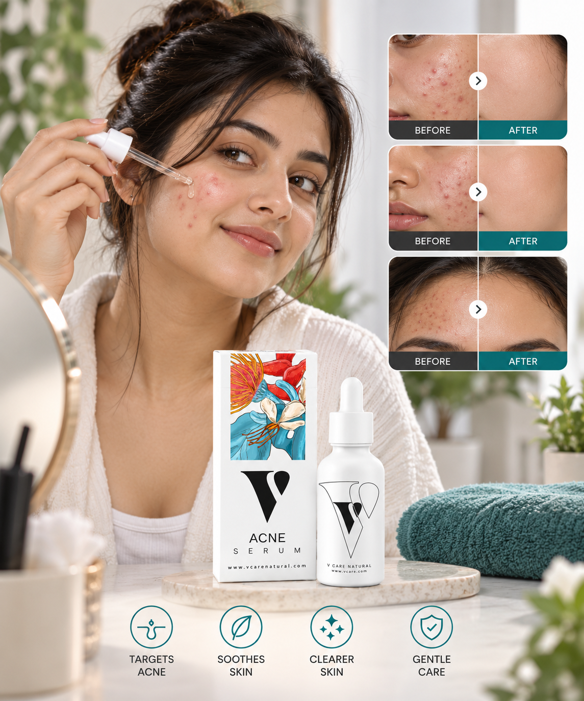 VCare Natural Acne Serum