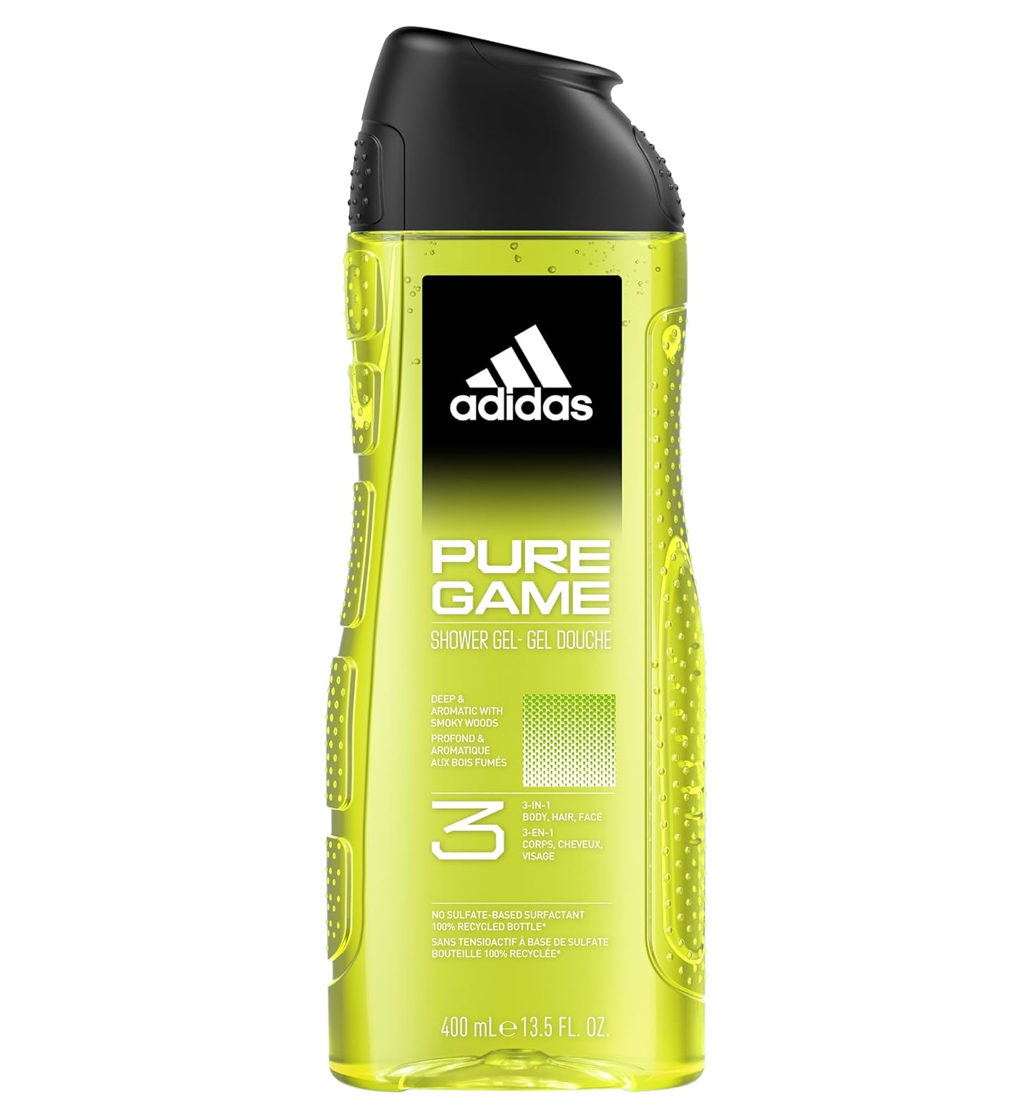 Adidas Pure Game 3 in 1 Shower Gel 400ml