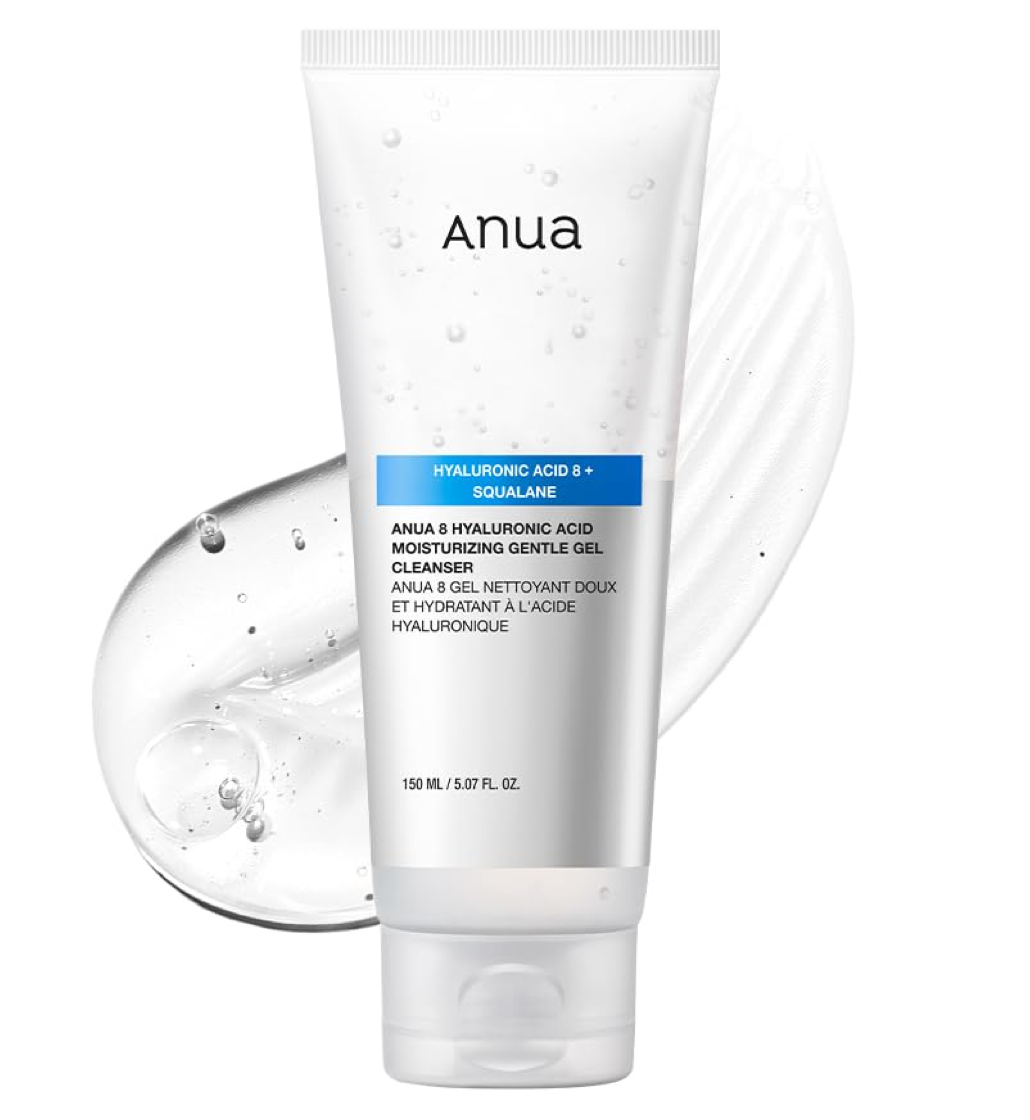 Anua Hyaluronic Acid 8+ Moisturizing Squalane Gentle Gel Cleanser