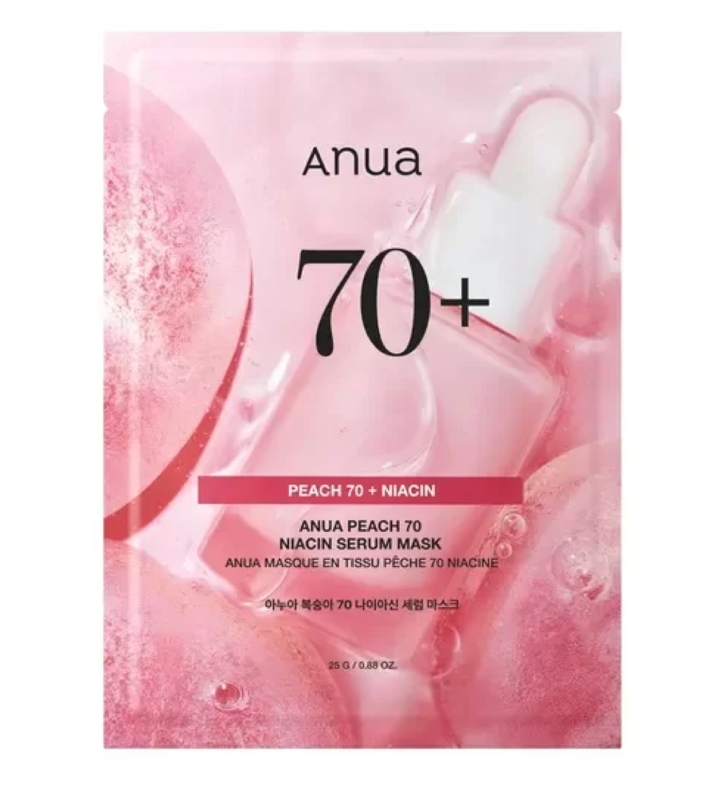 Anua Peach 70 Niacinamide Serum Mask - 1 sheet