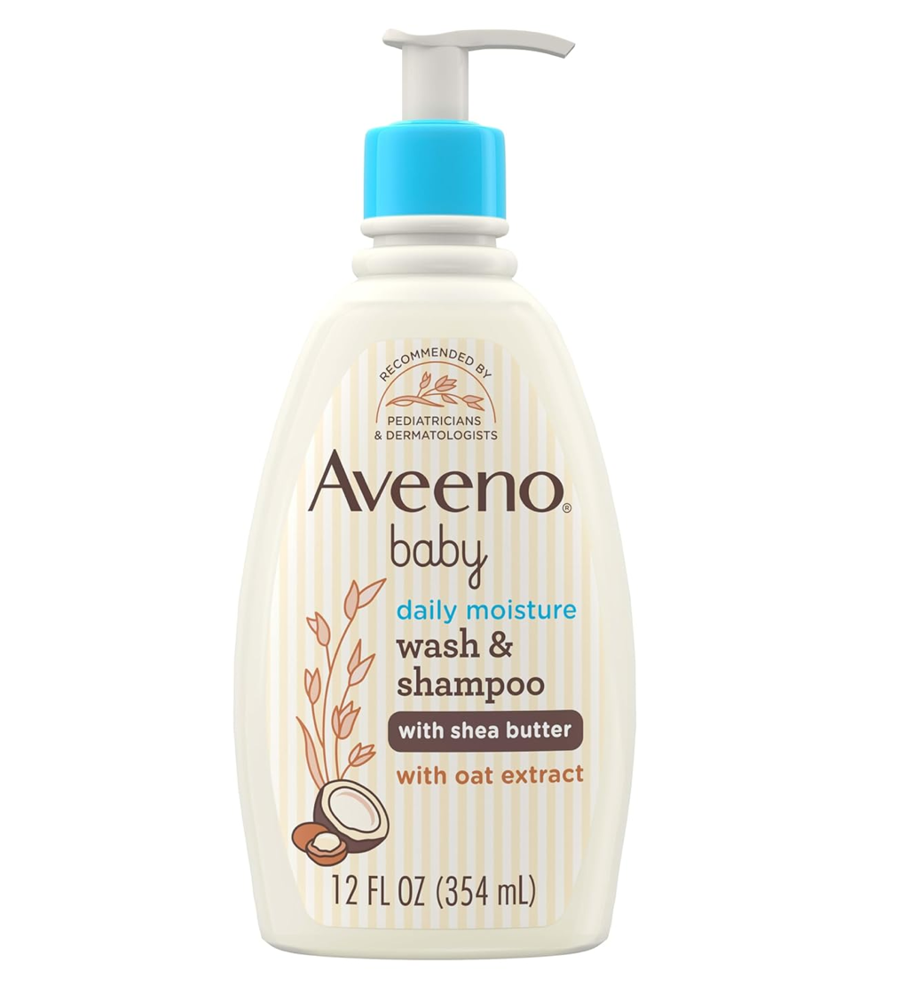 Aveeno Baby Daily Moisture Wash & Shampoo With Shea Butter
