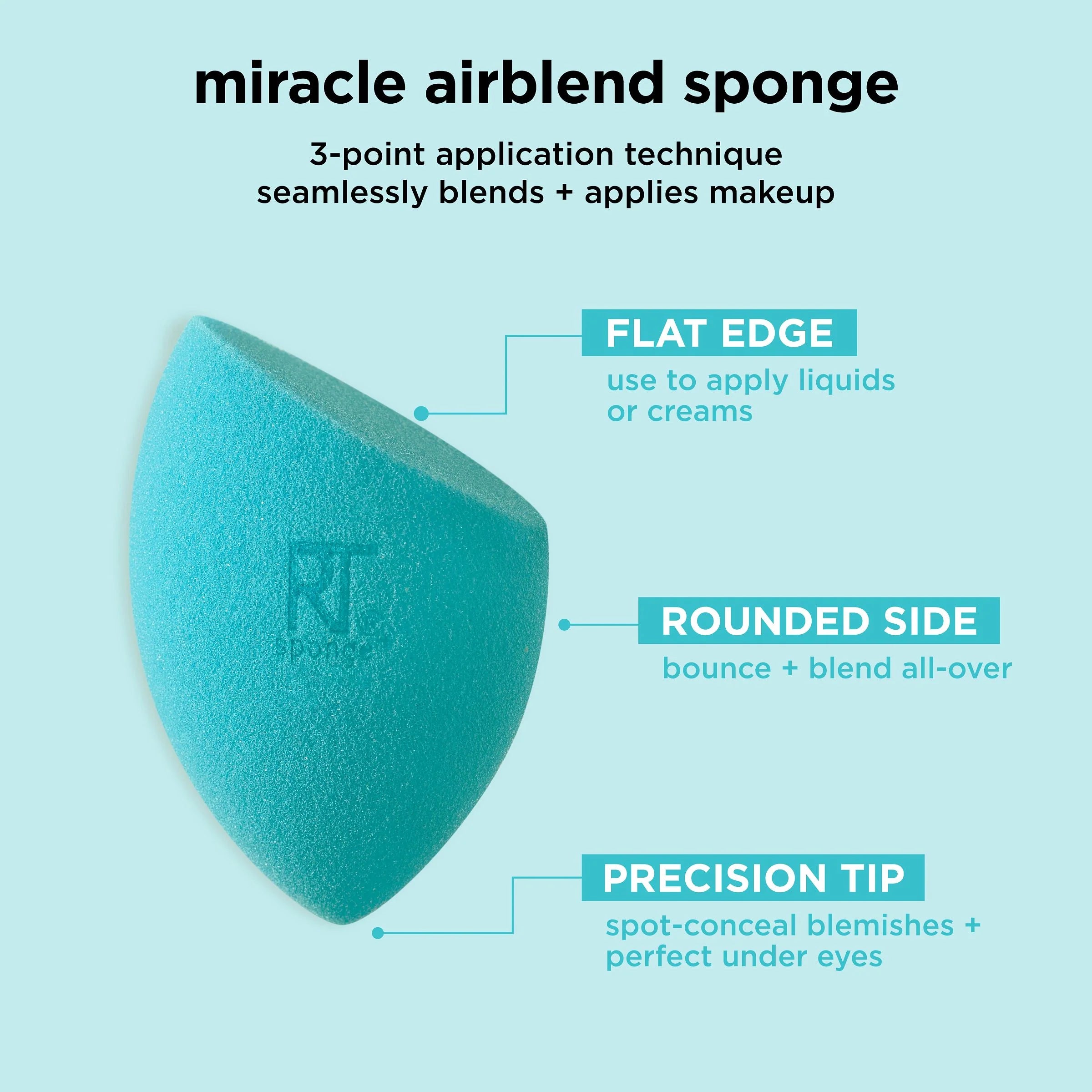 Real Techniques Miracle Airblend Sponge - 2 Pack