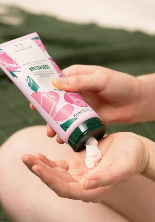 The Body Shop Body Lotion-to-Milk British Rose