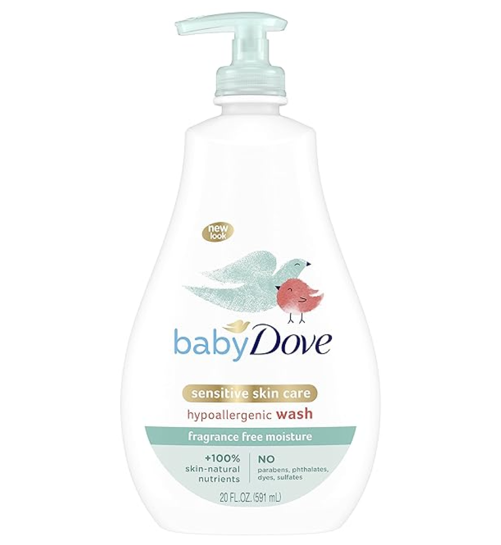 Baby Dove Sensitive Skin Care Hypoallergenic Wash