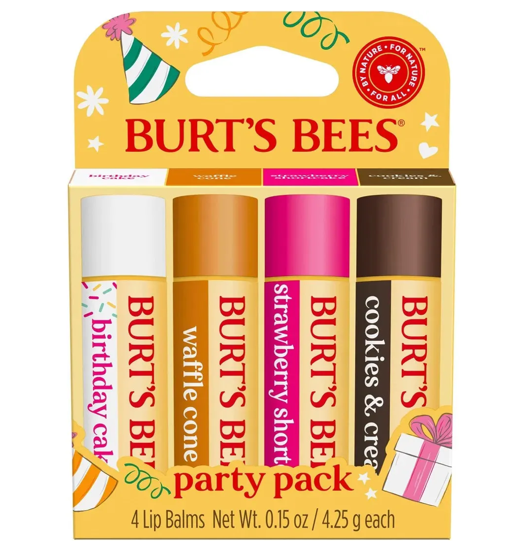 Burt's Bees Party Pack Lip Balm Set