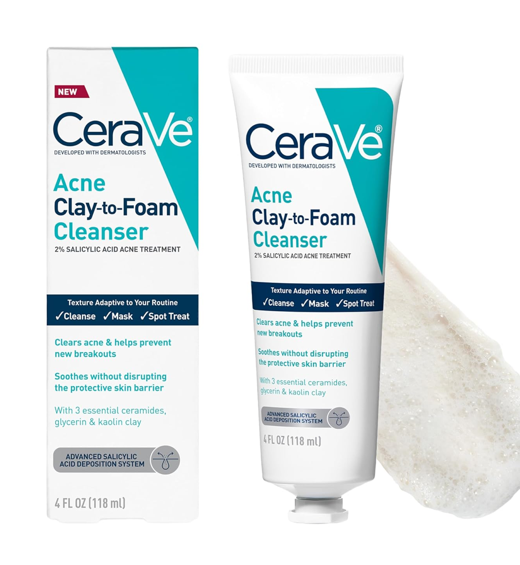 CV Acne Clay-to-Foam Cleanser