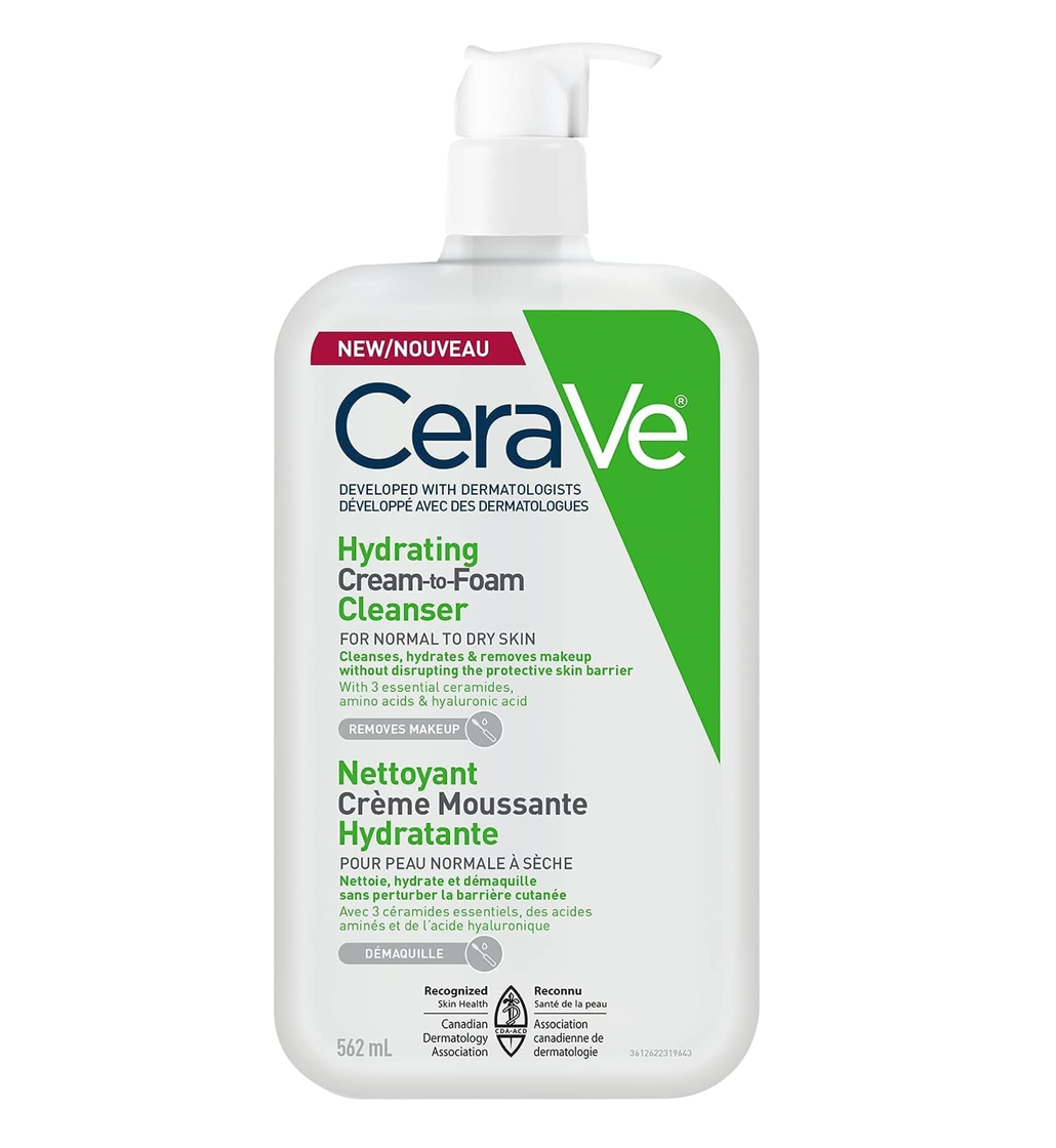 CeraVe Hydrating Cream to Foam Cleanser 562ml
