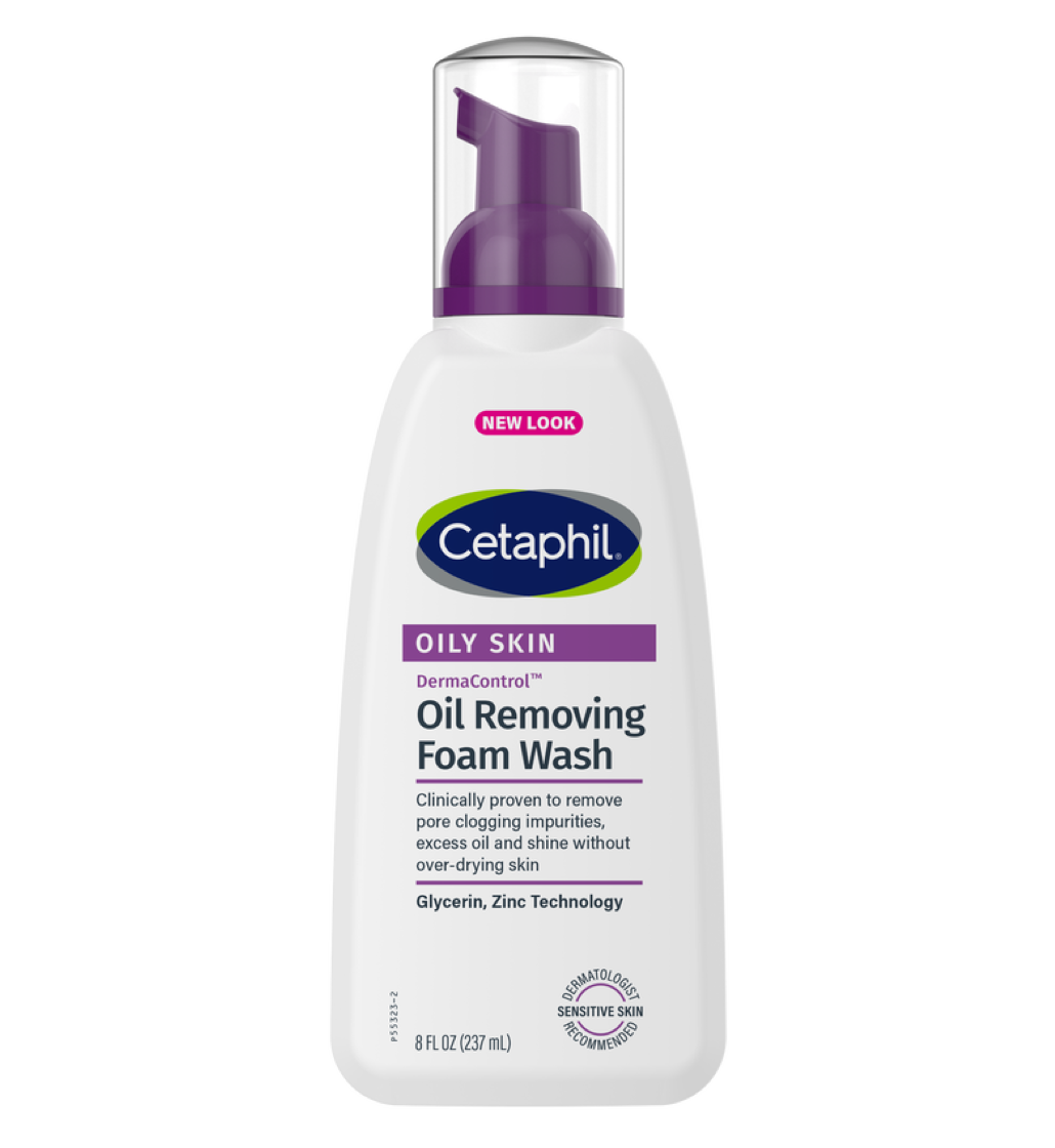 Cetaphil DermaControl Oil Removing Foam Wash New