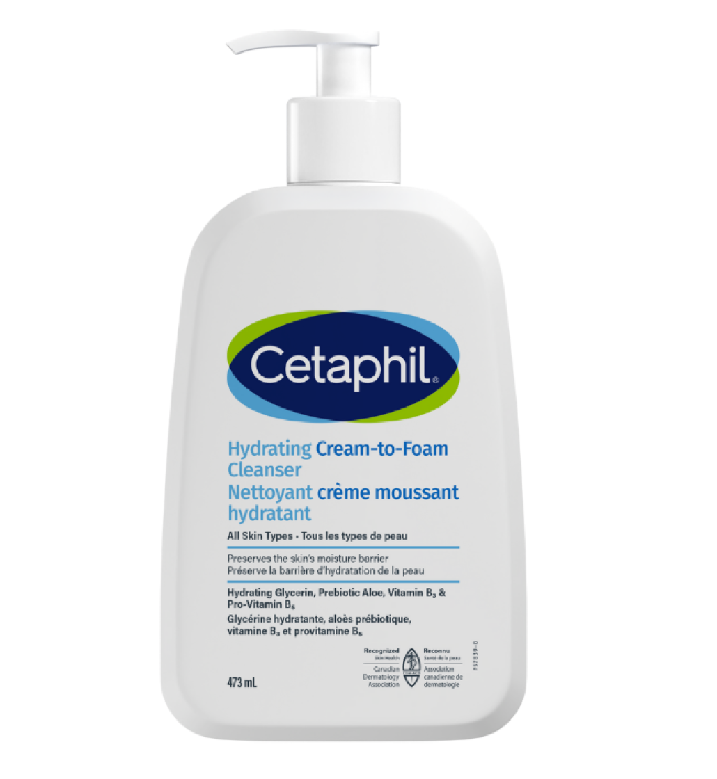 Cetaphil Hydrating Cream to Foam Cleanser 473ml