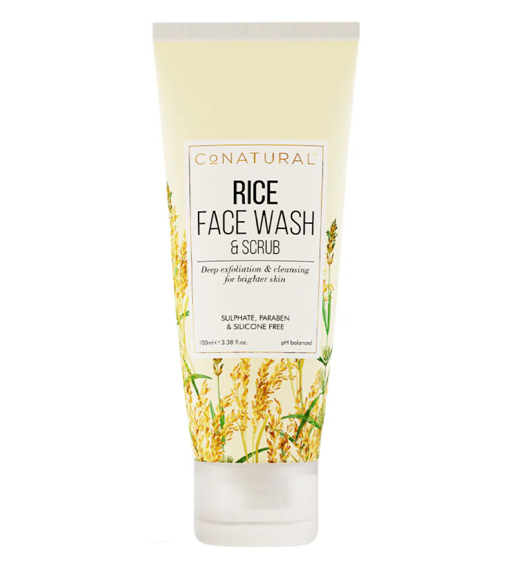 Conatural Rice Face Wash & Scrub