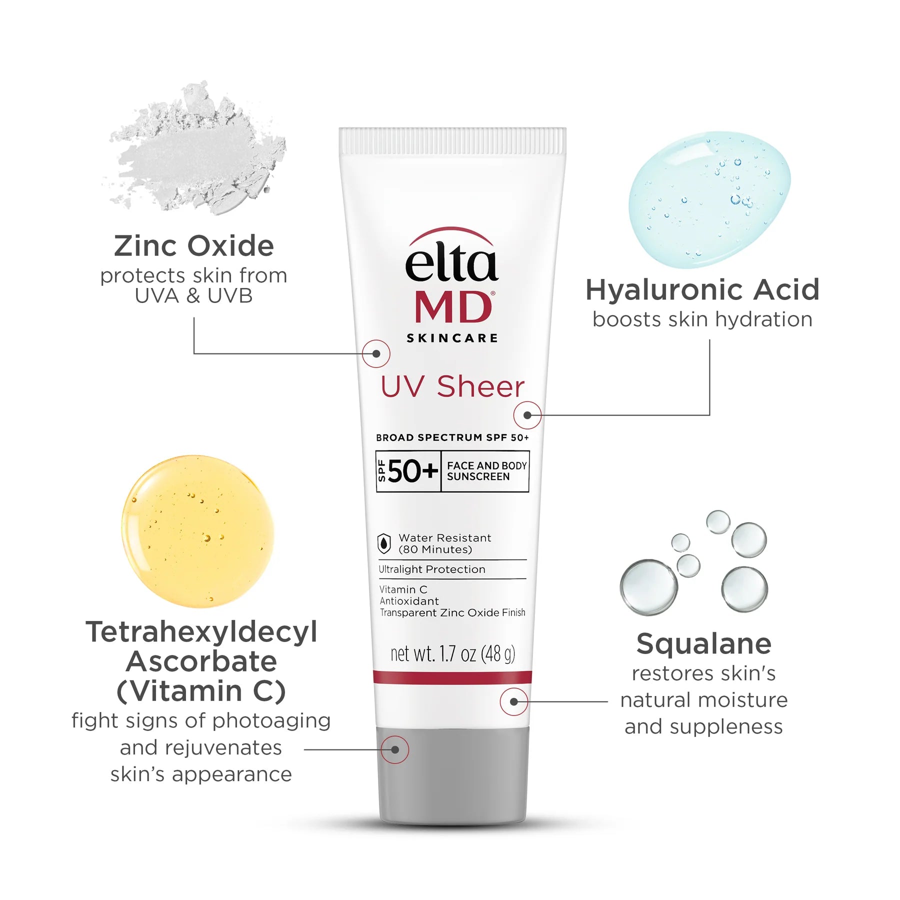 EltaMD UV Sheer Face and Body Sunscreen SPF 50+