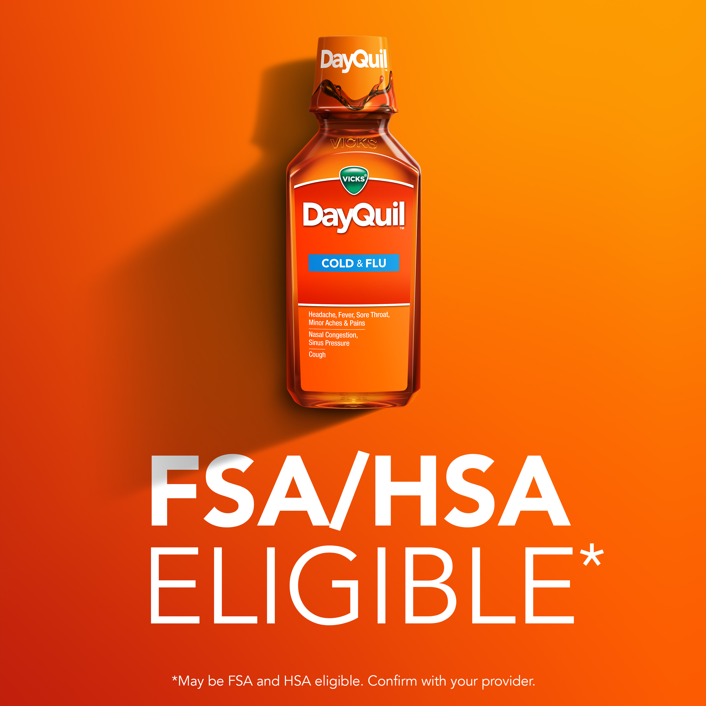 Vicks DayQuil Cold & Flu Relief Liquid - Original