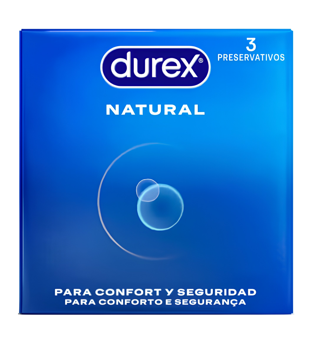 Durex Natural Condoms 3s