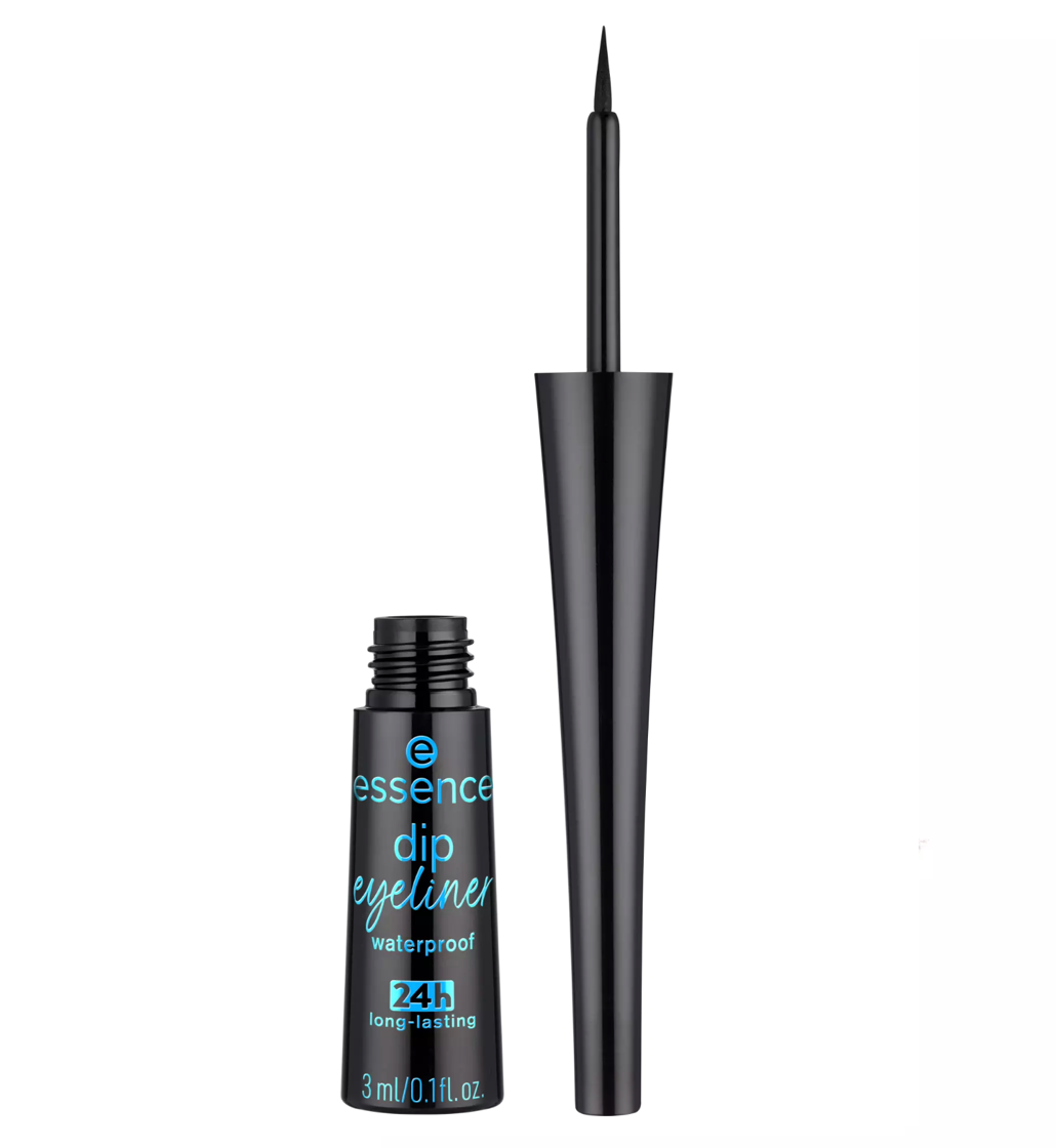 Essence Dip Eyeliner Waterproof 24h Long-Lasting Eyeliner - 01 Black