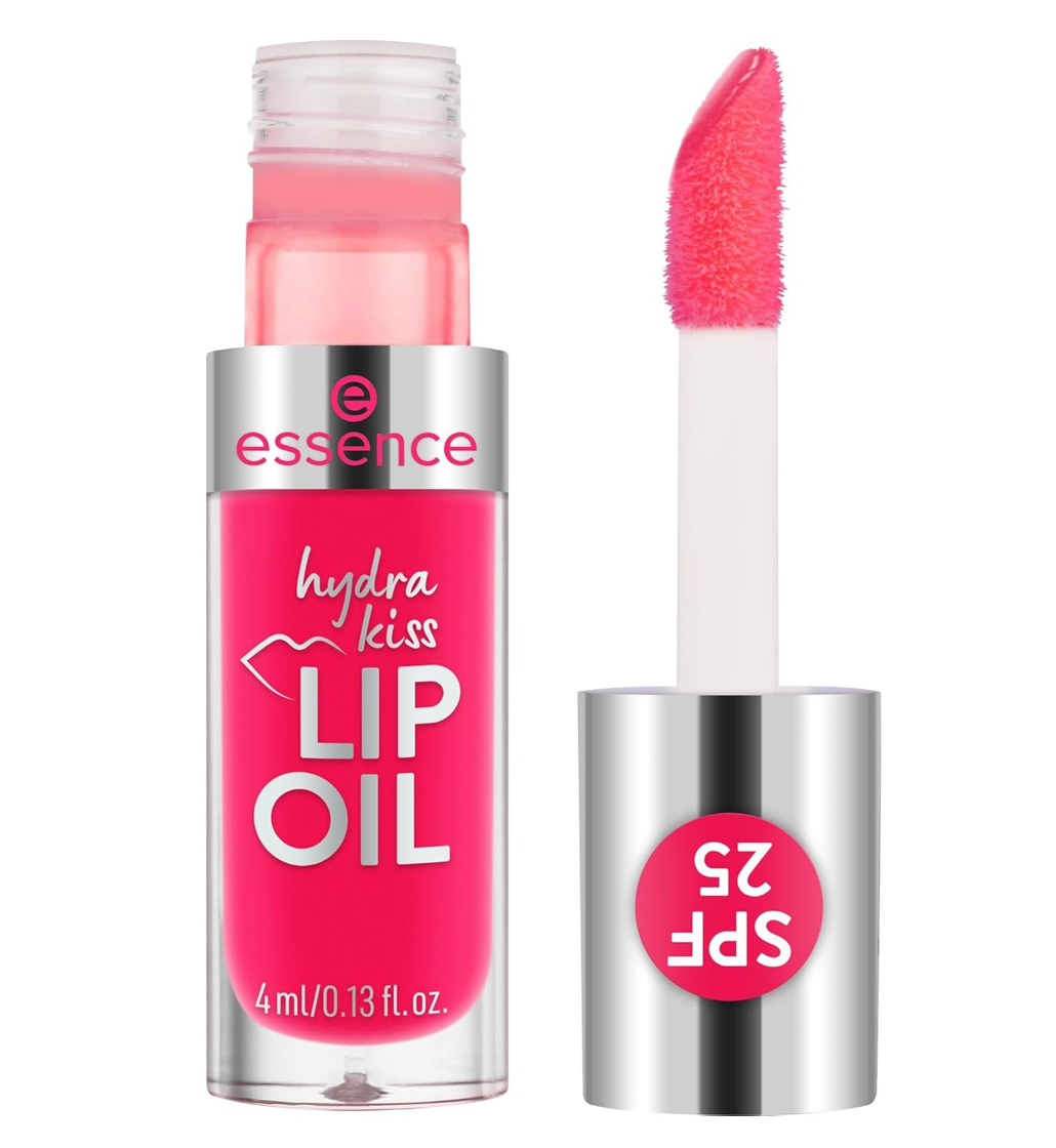 Essence Hydra Kiss Lip Oil SPF 25 - 104 Pink Squeeze, Please!