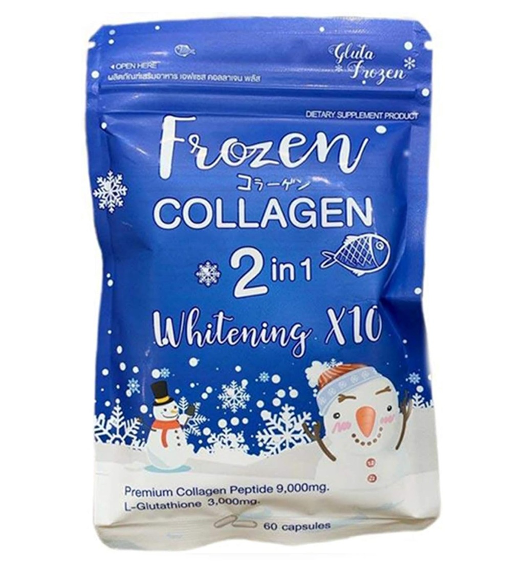 frozen collagen glutathione Frozen Collagen 2 in 1 Whitening Caps