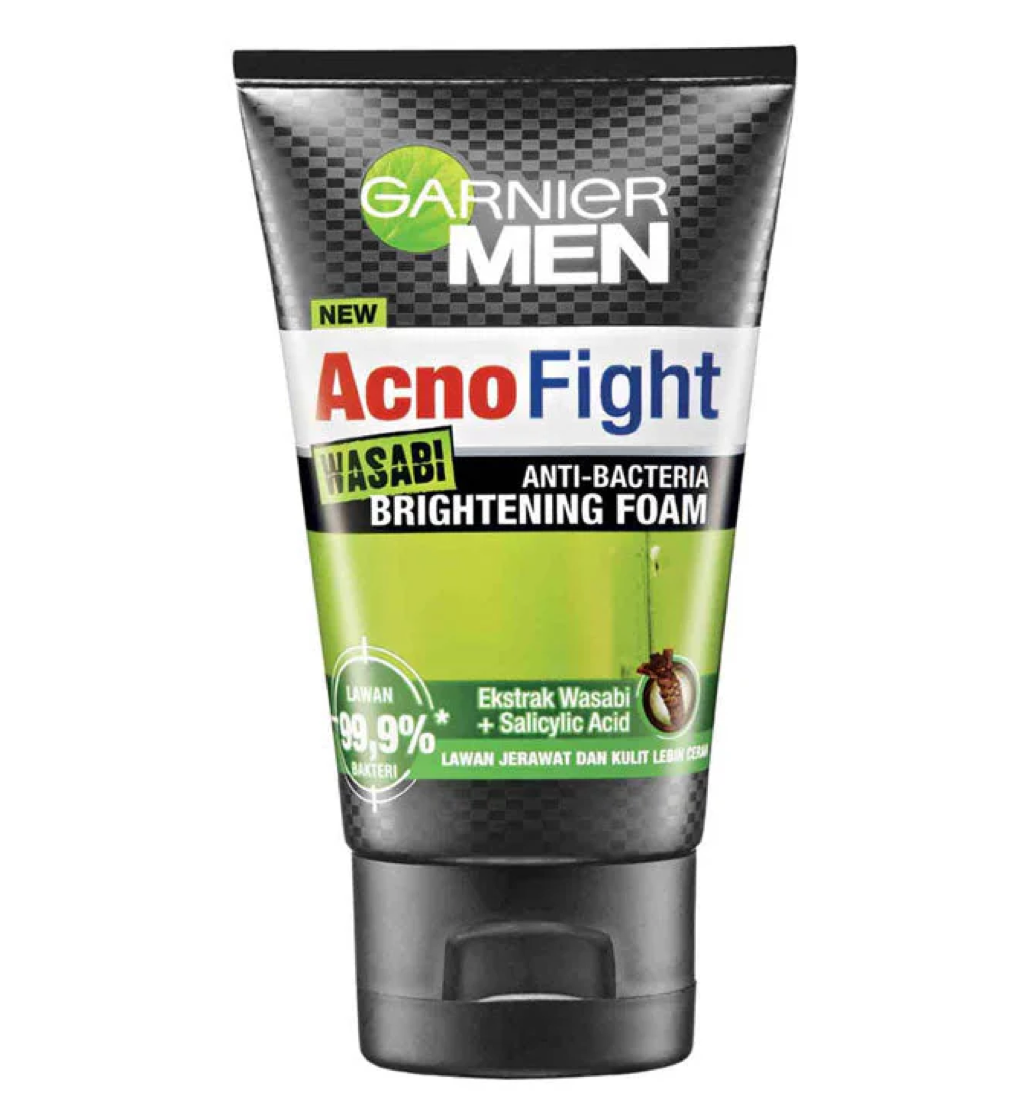 Garnier Men Acno Fight Wasabi Brightening Foam