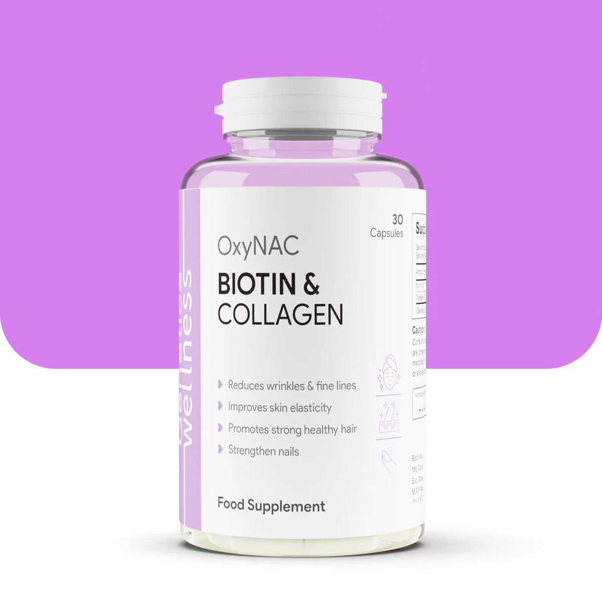 Genetics Wellness OxyNac Biotin & Collagen