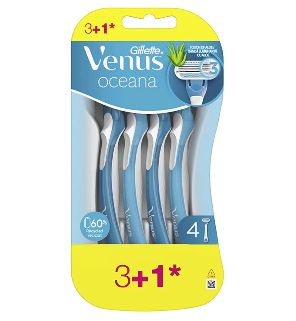 Gillette Venus Oceana 3 + 1 Blades Women's Razor