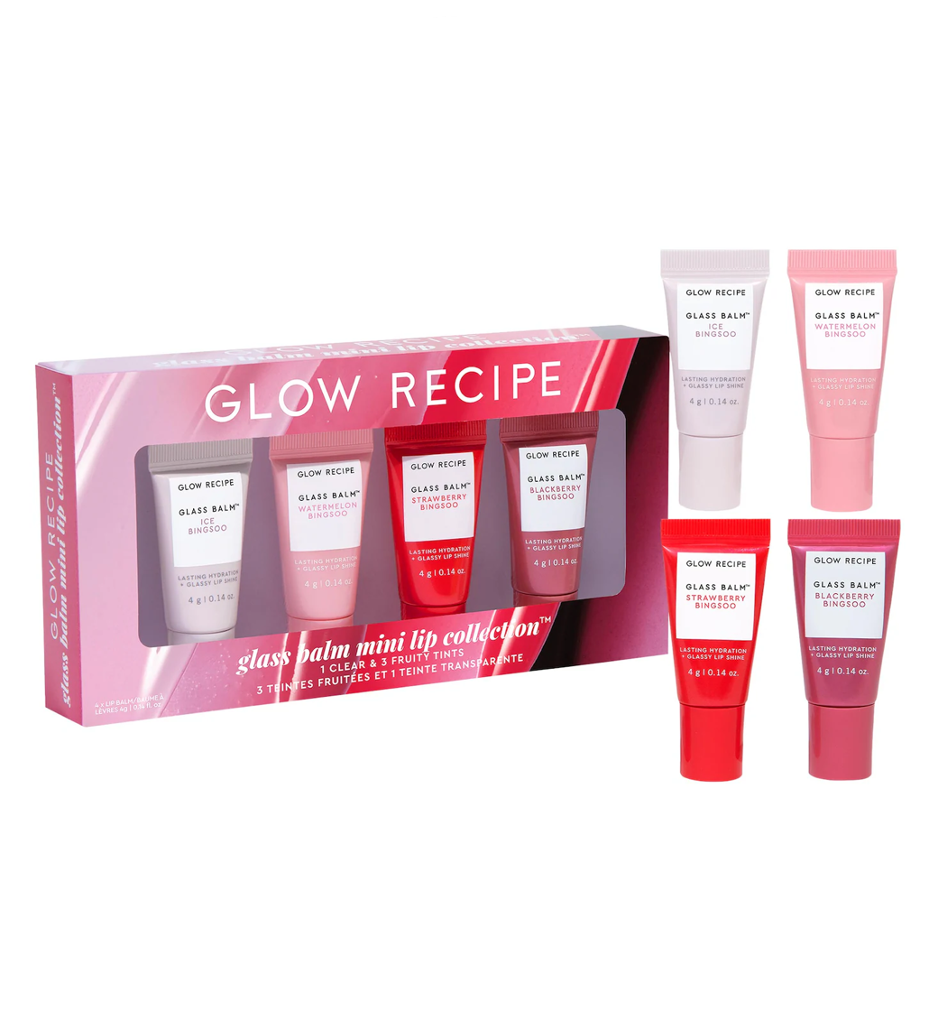 Glow Recipe Mini Glass Balm Lip Treatment Gift Set