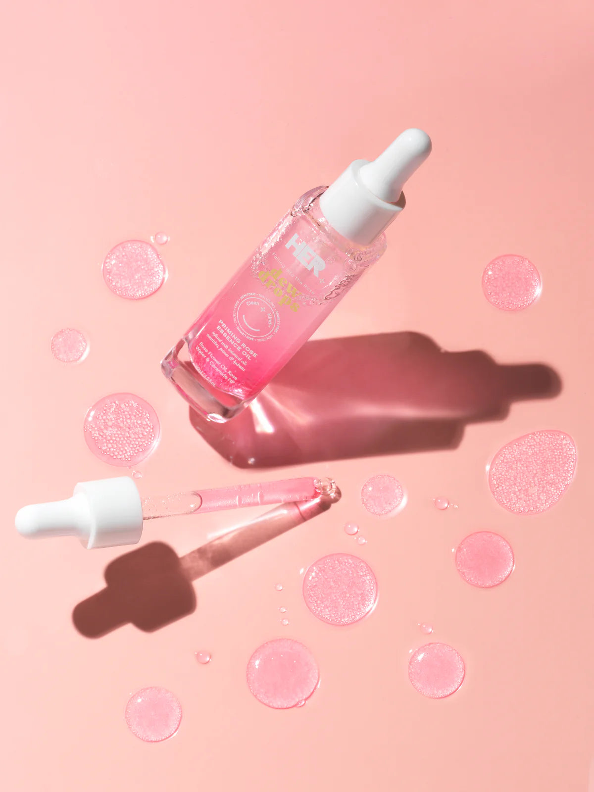 Her Beauty Dew Drops Priming Rose Essence Oil