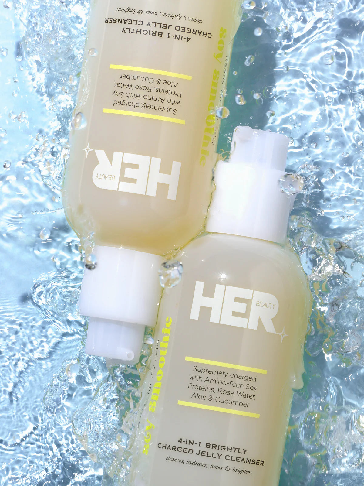 Her Beauty Soy Smoothie 4 in 1 Brightly Charged Jelly Cleanser