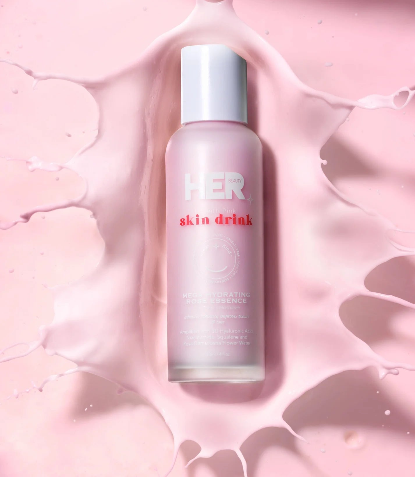 Her Beauty Skin Drink Hydrating Rose Essence 2 in 1 Toner Plus Moisturizer