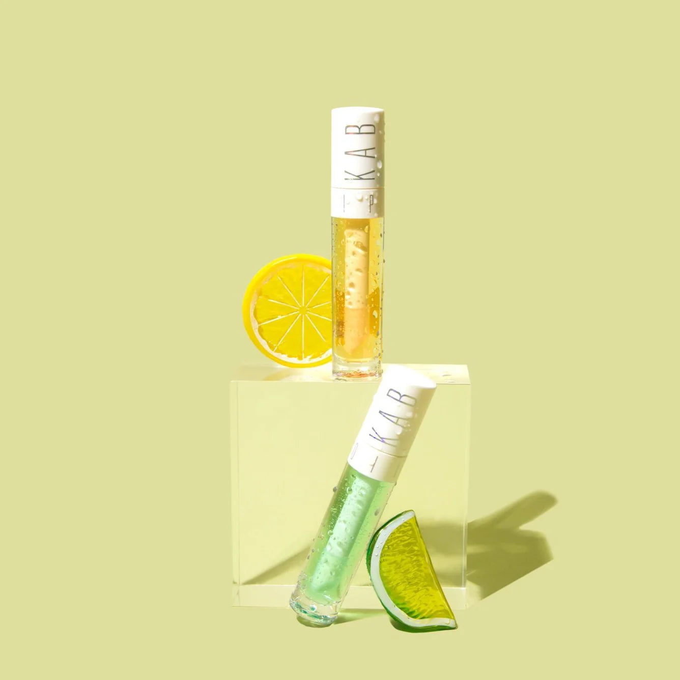 KAB Cosmetics Lemon + Lime Lip Oil Duo
