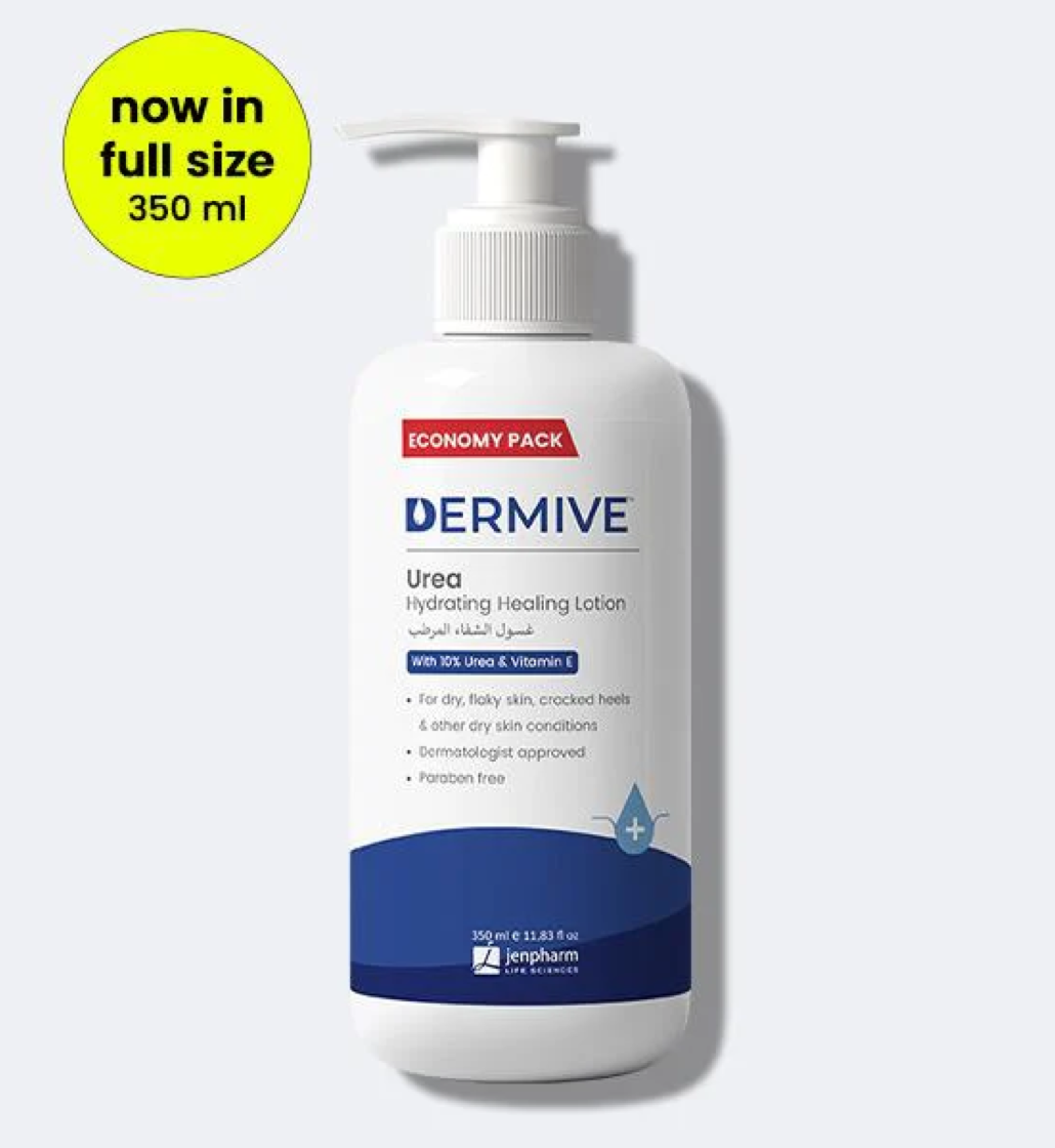 Jenpharm Dermive Urea Hydrating Healing Lotion 350ml Economy Pack