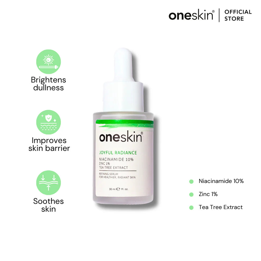 OneSkin Joyful Radiance Niacinamide 10%, Zinc 1%, Tea Tree Extract