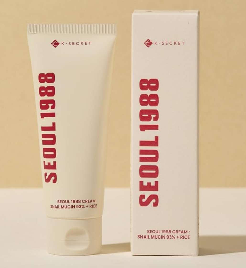 K-Secret Seoul 1988 Snail Mucin 93% + Rice Cream