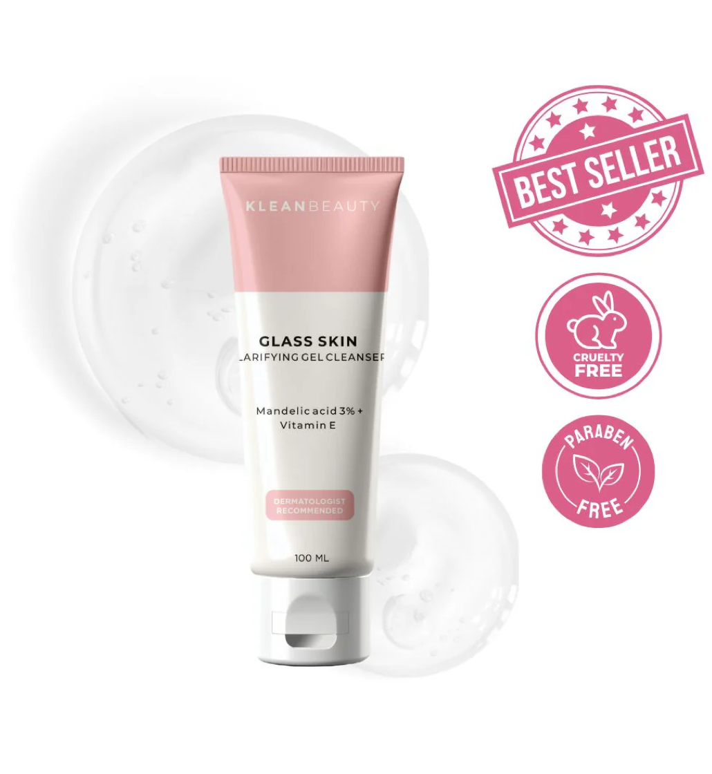 Klean Beauty Glass Skin Clarifying Gel Cleanser 100ml