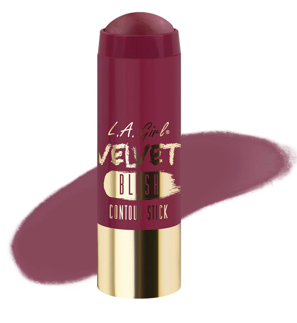 LA Girl Velvet Contour Blush Stick - GCS593 Crushed Berry
