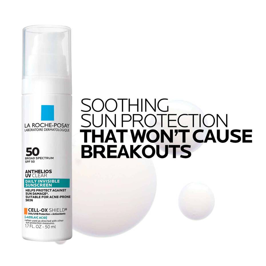 La Roche-Posay Anthelios UV Clear Daily Invisible Sunscreen SPF 50