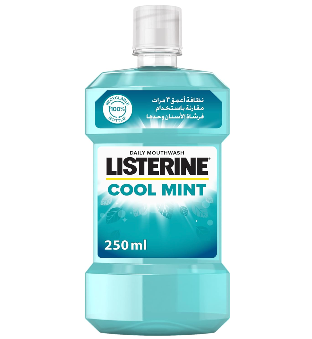 ListerineĀ® Cool Mint Milder Taste Mouthwash 250ml