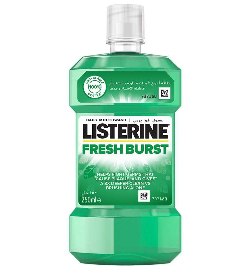 ListerineĀ® Fresh Burst Daily Antiseptic Mouthwash