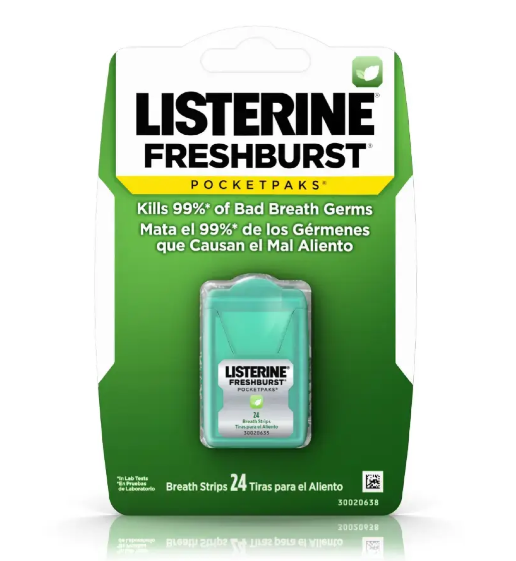 Listerine PocketPaks Fresh Burst - 24 Breath Strips