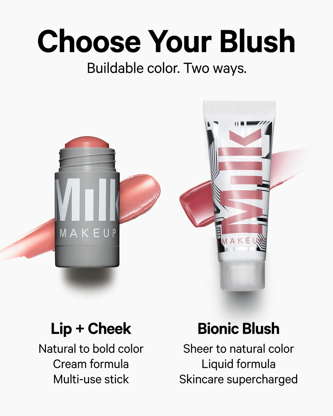Milk Makeup Lip + Cheek Cream Blush Stick & Lip Color