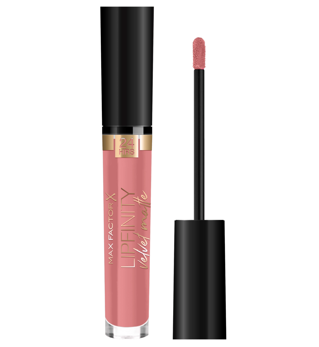 Max Factor Lipfinity Velvet Matte Liquid Lipstick - 045 Posh Pink